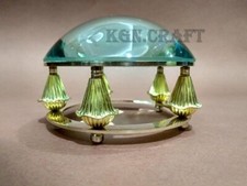 Loupe de bureau en laiton brillant poids papier article de style vintage pour...