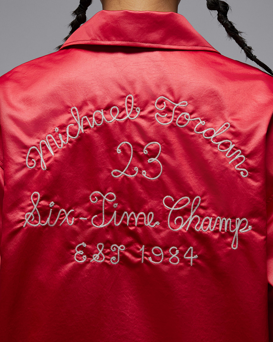 NIKE W J BRK COACH JKT LTWT V RED/SAIL 国内発送 Nike WMNS Jordan Coach Jacket Varsity Red Japan Size HJ0088