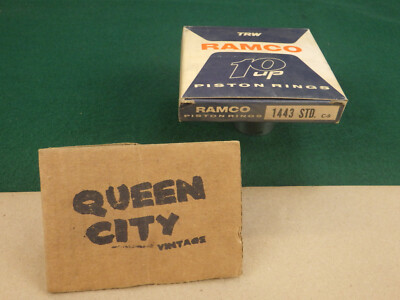 NOS Ramco Piston Ring set 1443 STD single cylinder Vintage engine 