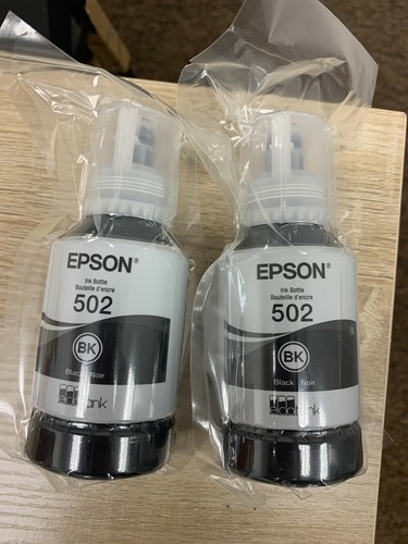 Epson Ecotank 502 Ink Bottle Black(2 