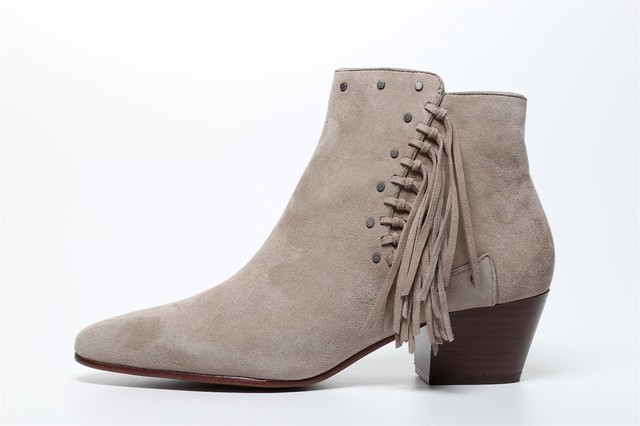 sam edelman grey suede booties