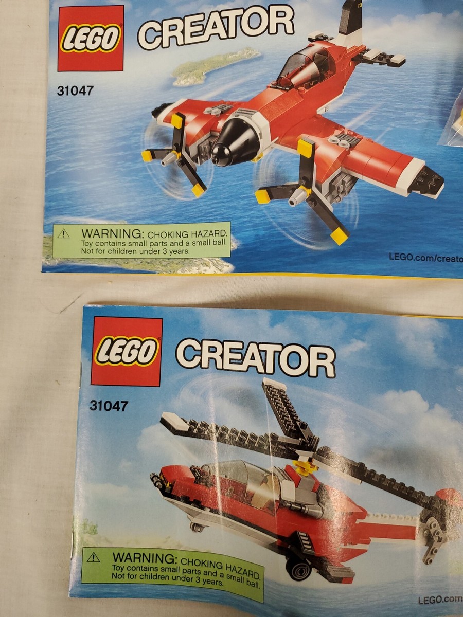 Lego Creator 31047 Propeller Plane 3 in 1 w Box and Instructions