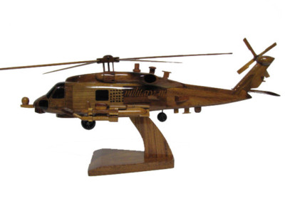 MH-60R SH-60R Romeo Seahawk Military Sikorsky Navy Helicopter Wood