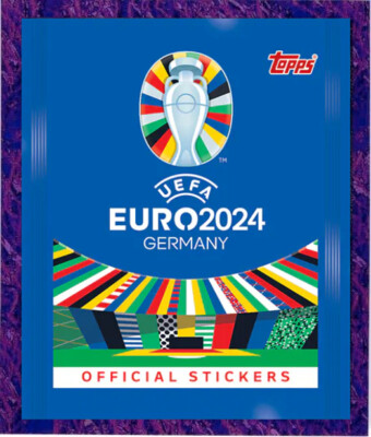 Topps Sticker EM 2024 - Purple / Lila Parallel - Einzelne Sticker nach Wahl