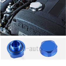 For Nissan Infiniti Engine Oil Cap Valve Cover Seal Gasket Aluminum Blue X1