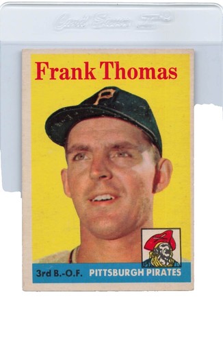 1958 Topps #409 Frank Thomas (mk) (c) VG GO501 | eBay