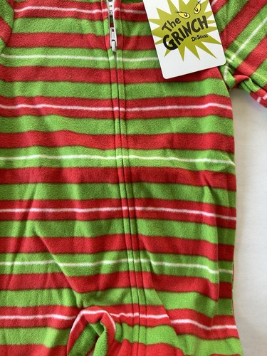 The Grinch Dr Seuss Christmas Pajamas. Boy Girl Unisex. 24 Months NWT. - Picture 2 of 3