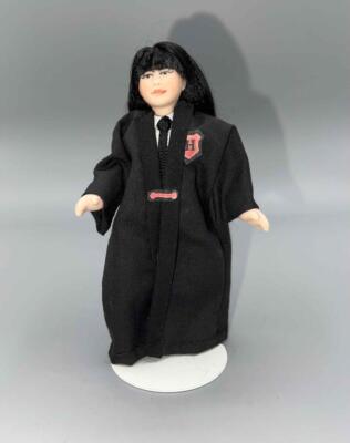 MINIATURE DOLLHOUSE 1:12 SCALE PORCELAIN CHO CHANG HARRY POTTER DOLL - CD37