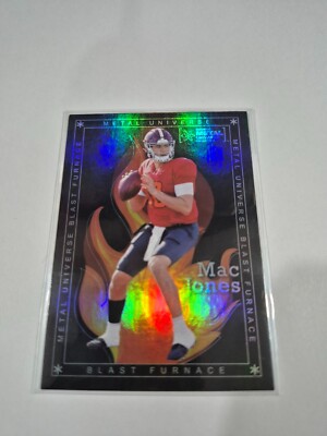 2021 Skybox Metal Universe MAC JONES #BF-13 BLAST Furnace Parallel Rookie