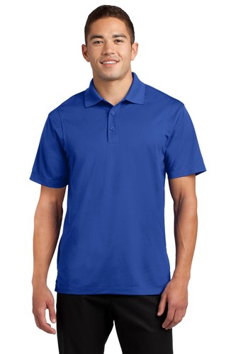 Sport-Tek ST650 Men's Polyester Short Sleeve Micropique Sport Wick Polo Shirt - Picture 18 of 20