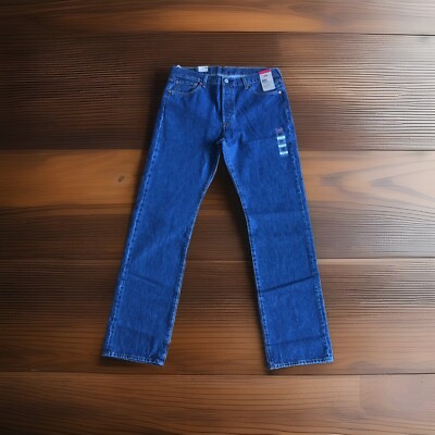 Levis 501 Original Fit Mens 36x36 Denim Jeans Straight Leg Button Fly Cotton NWT