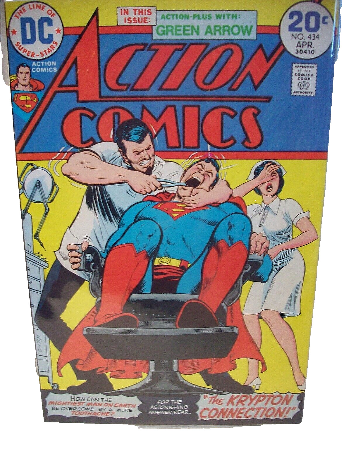 Action Comics # 434 DC Comics Superman Green Arrow Good-VG Mid Grade Comic 1974