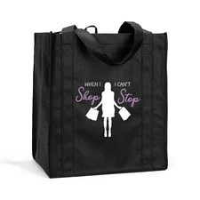 When I Shop I Can't Stop Reusable Shopping Bag, When I Shop I Can't Stop Bag