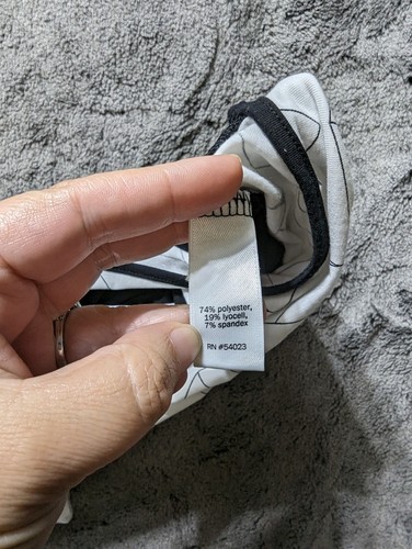 Canotta donna Derek Lam Ioc Athleta taglia small nero/bianco - Foto 4 di 10