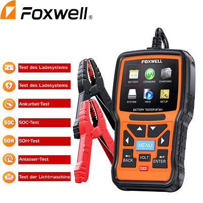 Foxwell BT301 BT301 6V/12V Batterietester Ladetest KFZ Testgerät Ladesystemtest