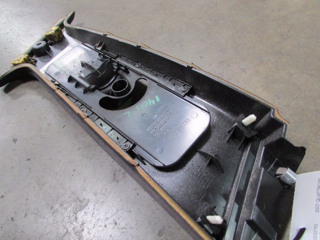 Maserati Quattroporte, LH, Left Upper B-Pillar Trim Panel, Black, 981356000