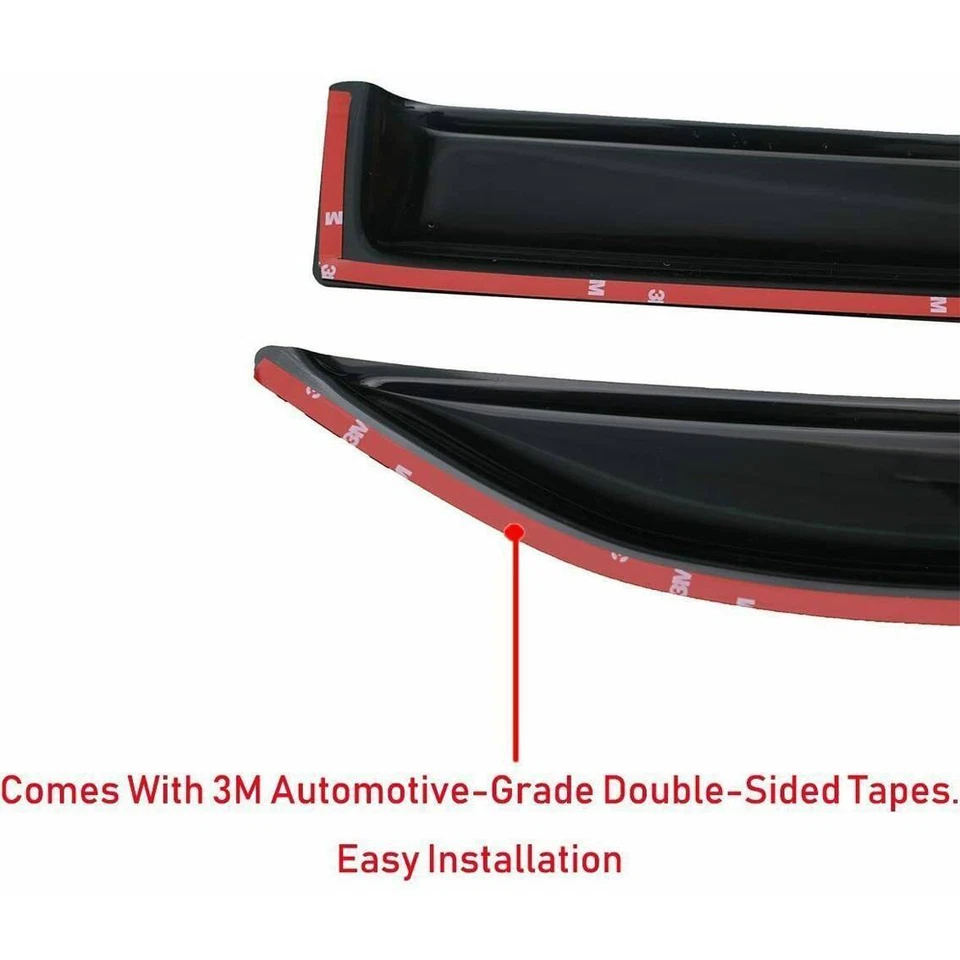 2pcs Window visor for 1996-2007 Dodge/Chrysler 1996-2000 Plymouth - Image 3 of 4