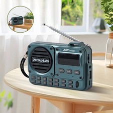 Digital Radio Klein,Kofferradio Mini Radio,SD/TF/AUX MP3-Walkman Fm Radio Reisen