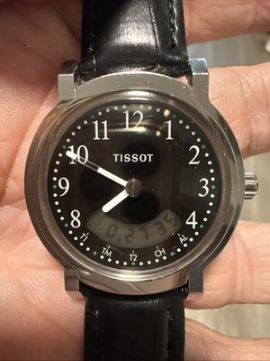 Vintage Tissot Rare D380  Mens Watch Quartz Digital 80s Analog- Digital Ani Digi