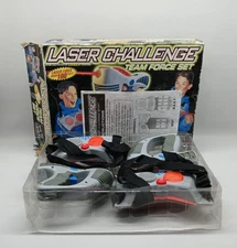 ToyMax Laser Challenge Team Force Set With Original Box 1996 Tested
