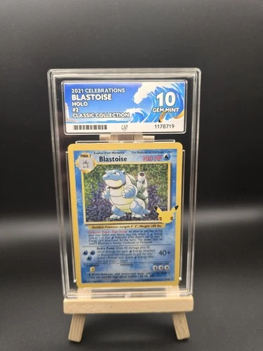 Pokémon TCG Blastoise 2/102 Ace 10 Celebrations Classic Collection