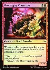 NM Foil Rampaging Classmate, MTG, Marvel's Spider-Man, Magic the Gathering, 16