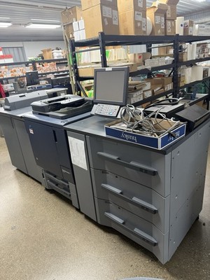 Konica Minolta bizhub PRESS C1060 digital printing press Perfectly Working! READ