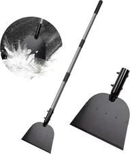 Heavy Duty Metal Snow Shovel and Ice Scraper