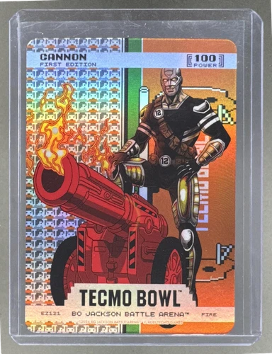 Cannon 2026 Bo Jackson Battle Arena Tecmo Bowl #EZ121 Endzone First Edition