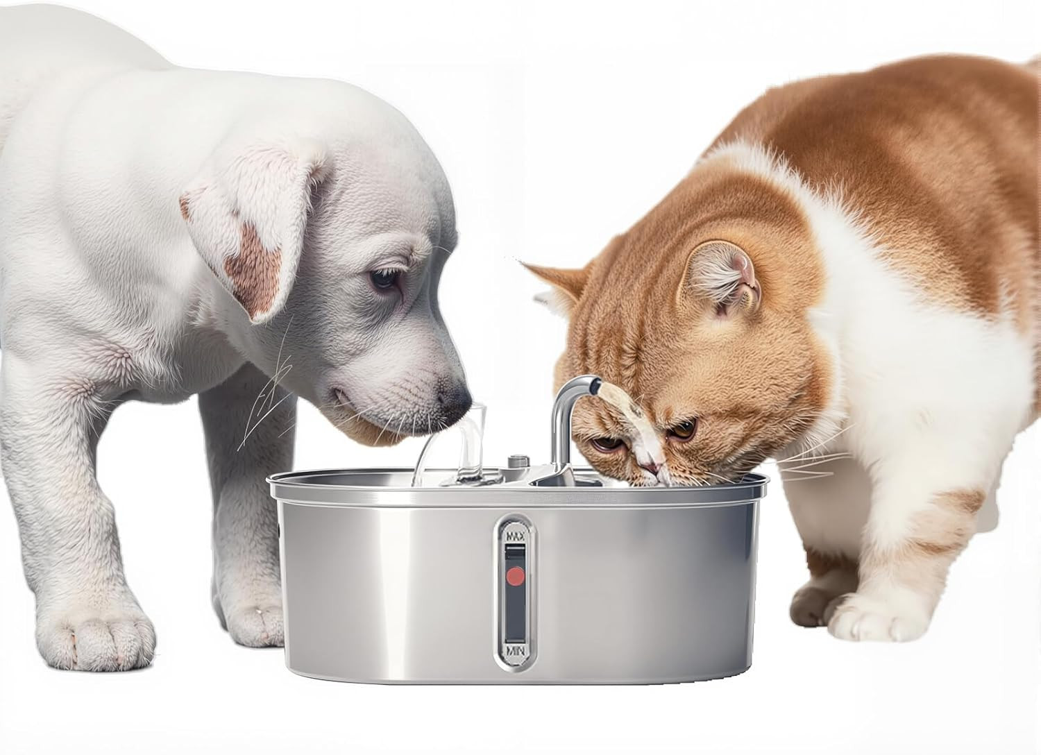 Fontanella Gatti 3,2L Acciaio Inox Silenziosa | Idratazione Smart