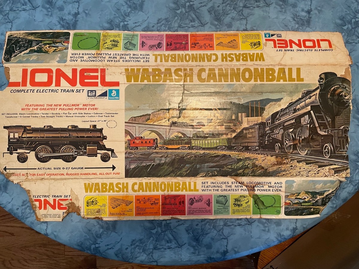 中古 Lewis&Bonny AMERICAN OLD TASTE　セット Vtg. Lionel Wabash Cannonball Train Set #6-1081 O27 Scale