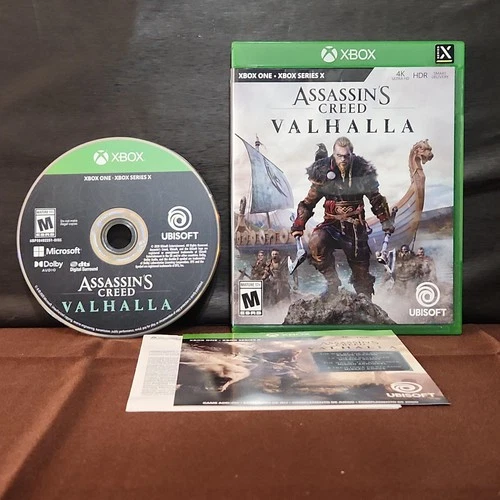 Assassin's Creed Valhalla Xbox One Series X Game Disc Case M Ubisoft