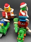  12 Pc M&M's Mars Christmas Holiday Train Candy Dispenser Set Rare VTG — photo 5