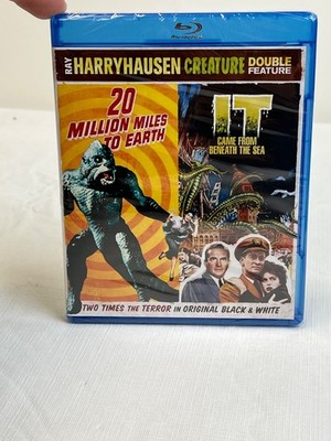 20 Million Miles to Earth / It Came from Beneath the Sea (Blu-ray) Sealed New