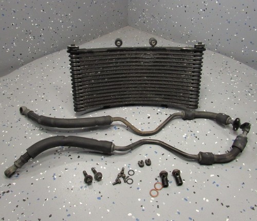 OEM Engine Oil Cooler Assy. Complete w/Lines 90-92 GSXR750 STRAIGHT! GSXR 750