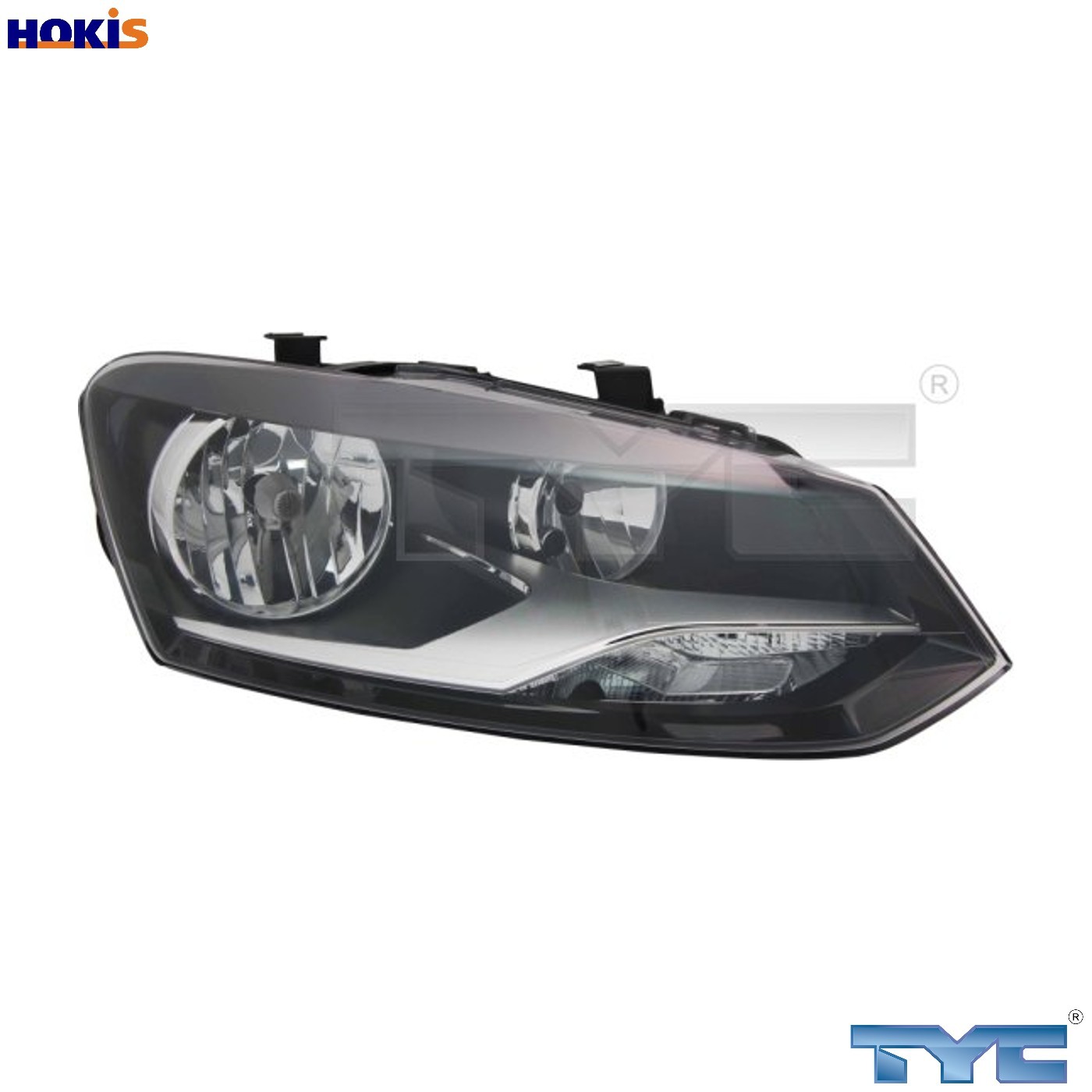 Left TYC 20-12036-05-2 Headlight for VW - Image 3