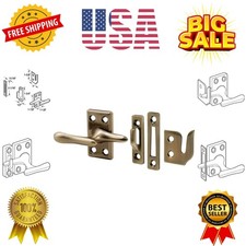 H 3683 1-7/8 In. Diecast and Steel Antique Brass Casement Window Sash Lock Si...