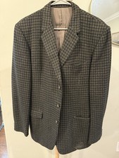 Burberry Men  s Vintage Wool Blazer Jacket Size 40 Made in England