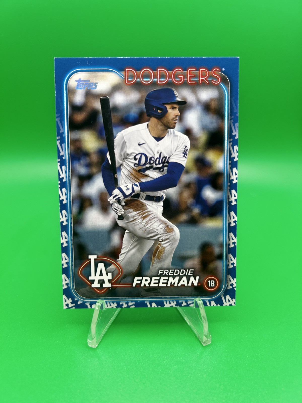 2024 Topps Series 1 Freddie Freeman #102 Team Color Border Dodgers