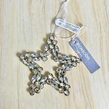 Monsoon Christmas Star Ornament Tree Decoration Beaded