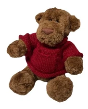 Gund Teddy Bear Lindt Chocolate Plush Stuffed Animal Toy Red Vest Limited
