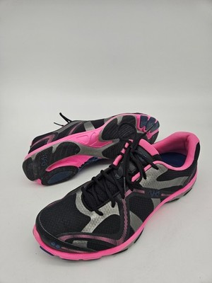 Ryka Influence Black Bright Pink Women s Cross Training Shoes Size 11 M Running