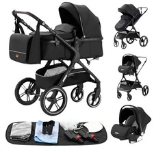 3 in 1 Kinderwagen Komplettset Kombikinderwagen Neugeborene