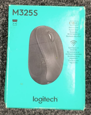 Logitech - M325s Wireless Optical Compact Ambidextrous Mouse Wireless - New , M2