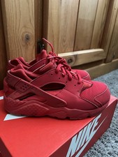 Nike Air Huarache Run Kids Triple Red Size 2.5Y