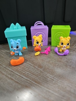 Care Bears Lil  BESTIES Micro Figures TENDERHEART SUPER STAR GRUMPY - 3 BEARS
