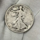 1921-D 50c Walking Liberty 90% Silver Half Dollar US Coin Denver Walker