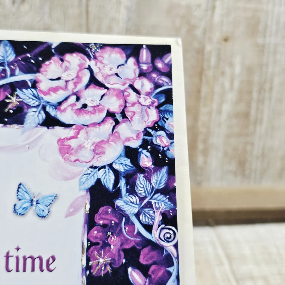 Leanin Tree Birthday Greeting Card Once Upon A Time Fairy Tale Blue Pink - Image 3 of 4