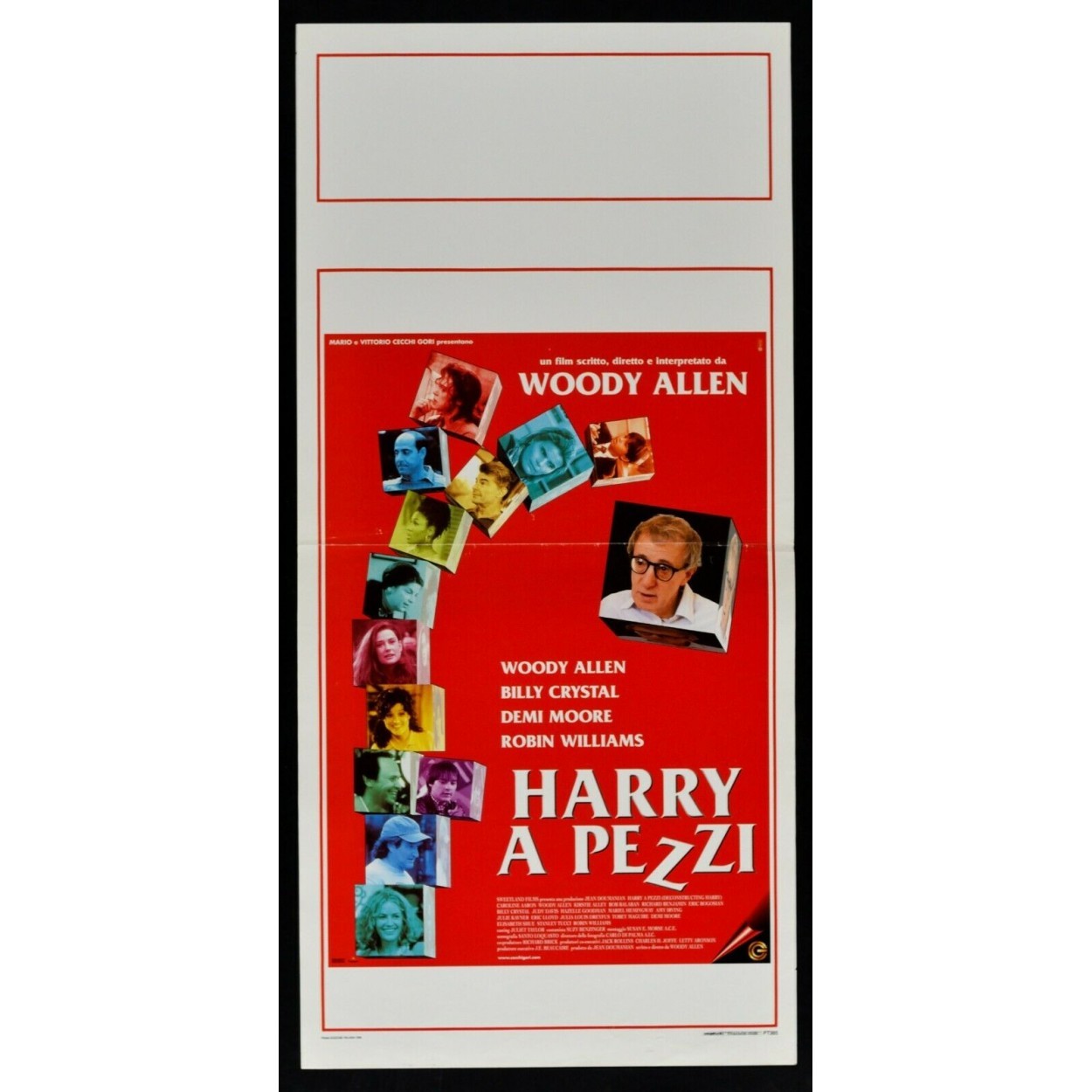 Locandina originale film Harry a pezzi (1997) - Regia di Woody Allen