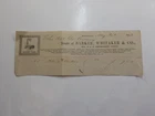 Civil War Document 1863 Providence Tool Co. Armory Union Supplier Arms Maker VTG